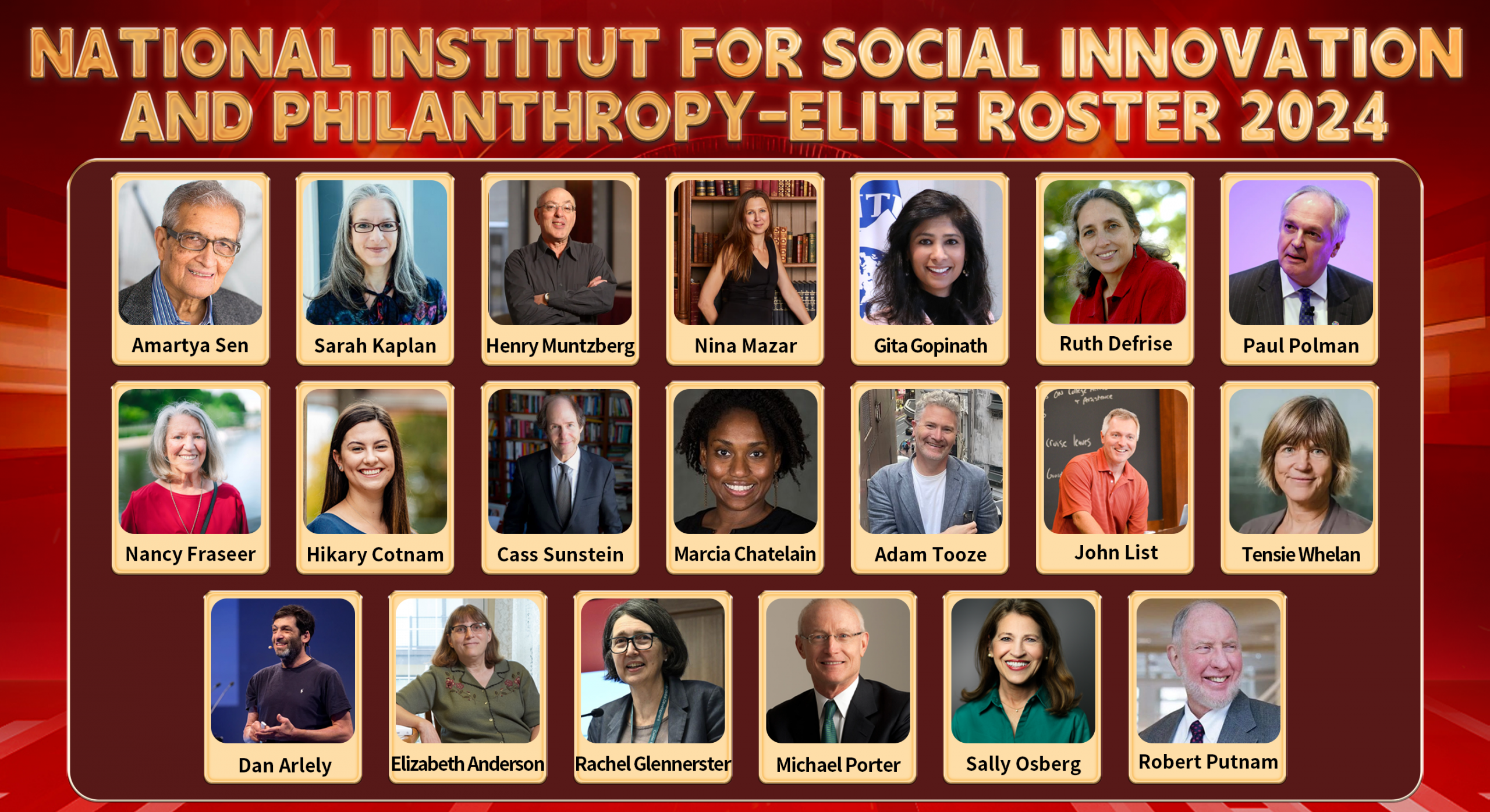 National Institute for Social Innovation and Philanthropy Announces the 2024 “Honored Scholars” List