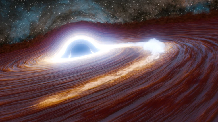 Black Hole Devours Star: A Cosmic Spectacle