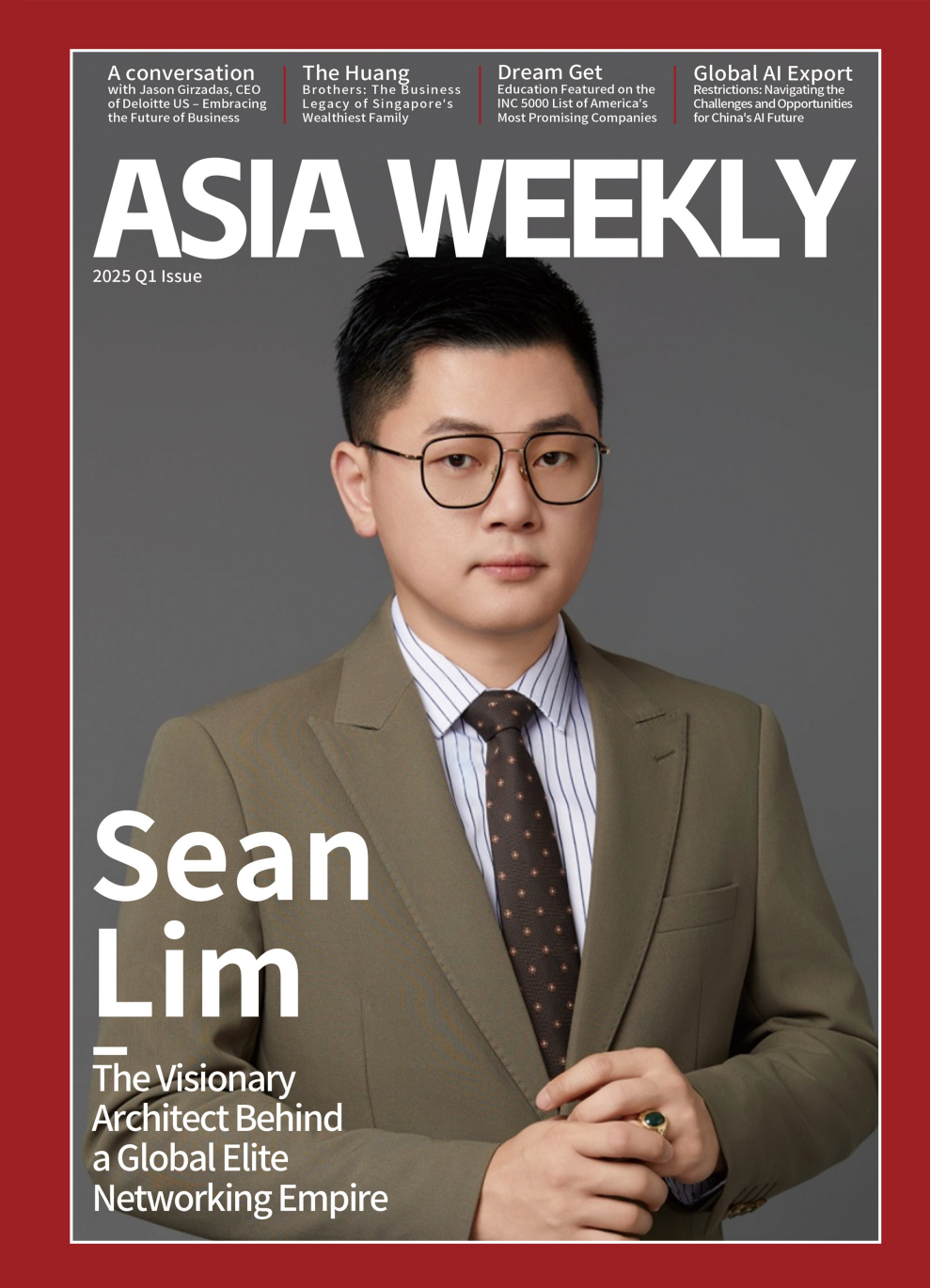 Asia Weekly 2025 Q1 Issue cover featuring Sean Lim